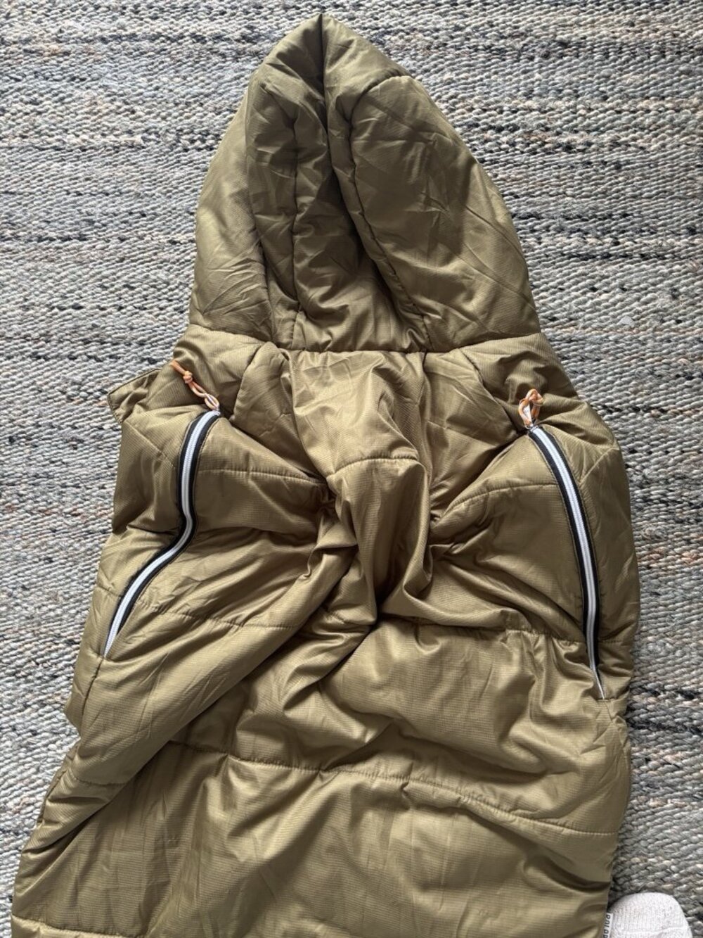 Poler Stuff Napsack Reversible Camping Wearable Sleeping Bag Puffer Hooded S - Picture 13 of 16